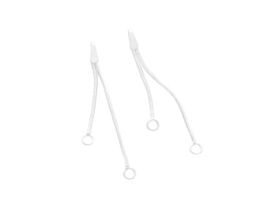 P3L14 BAZA KOLCZYKA 2 x LINKA 20/30 mm SREBRO 925 - 2 SZTUKI