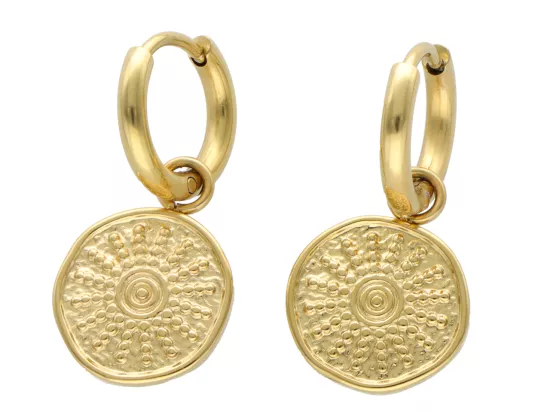 U1S15 KOLCZYKI STAL CHIRURGICZNA 1 PARA