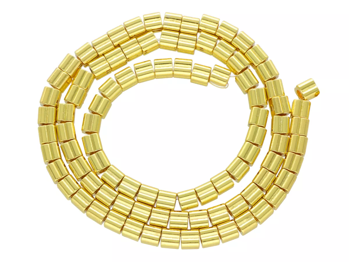 K7F47 HEMATYT ELEMENTY 5/4,3 mm - 1 SZNUR