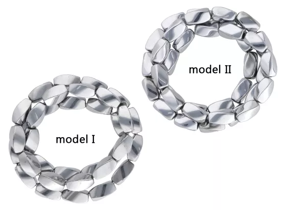 K6A83 HEMATYT ŁEZKI SKRĘCANE 6 mm - 1 SZNUR