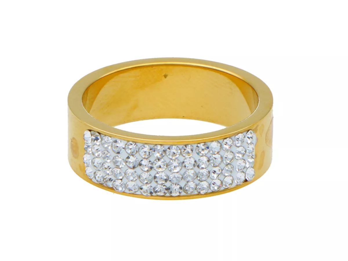 R4A30 PIERŚCIONEK ZE STALI CHIRURGICZNEJ - 1 SZTUKA