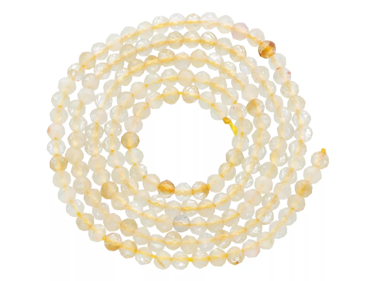 K7H30 CYTRYN KULE FASETOWANE 2,5 mm - 1 SZNUR