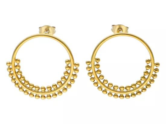 U1P12 KOLCZYKI STAL CHIRURGICZNA 1 PARA