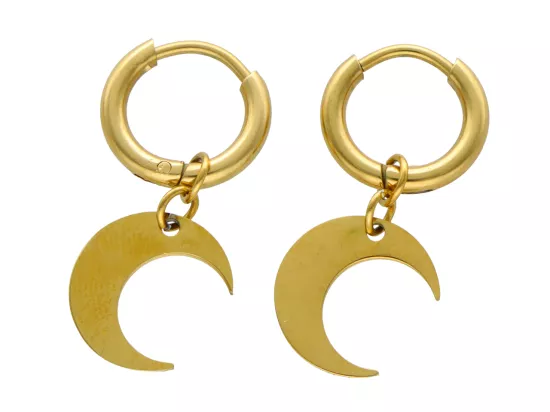 U1U10 KOLCZYKI STAL CHIRURGICZNA 1 PARA