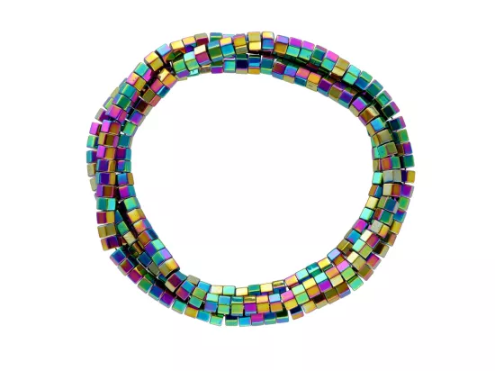 K7J70 HEMATYT SZEŚCIOKĄTY 3/2 mm - 1 SZNUR