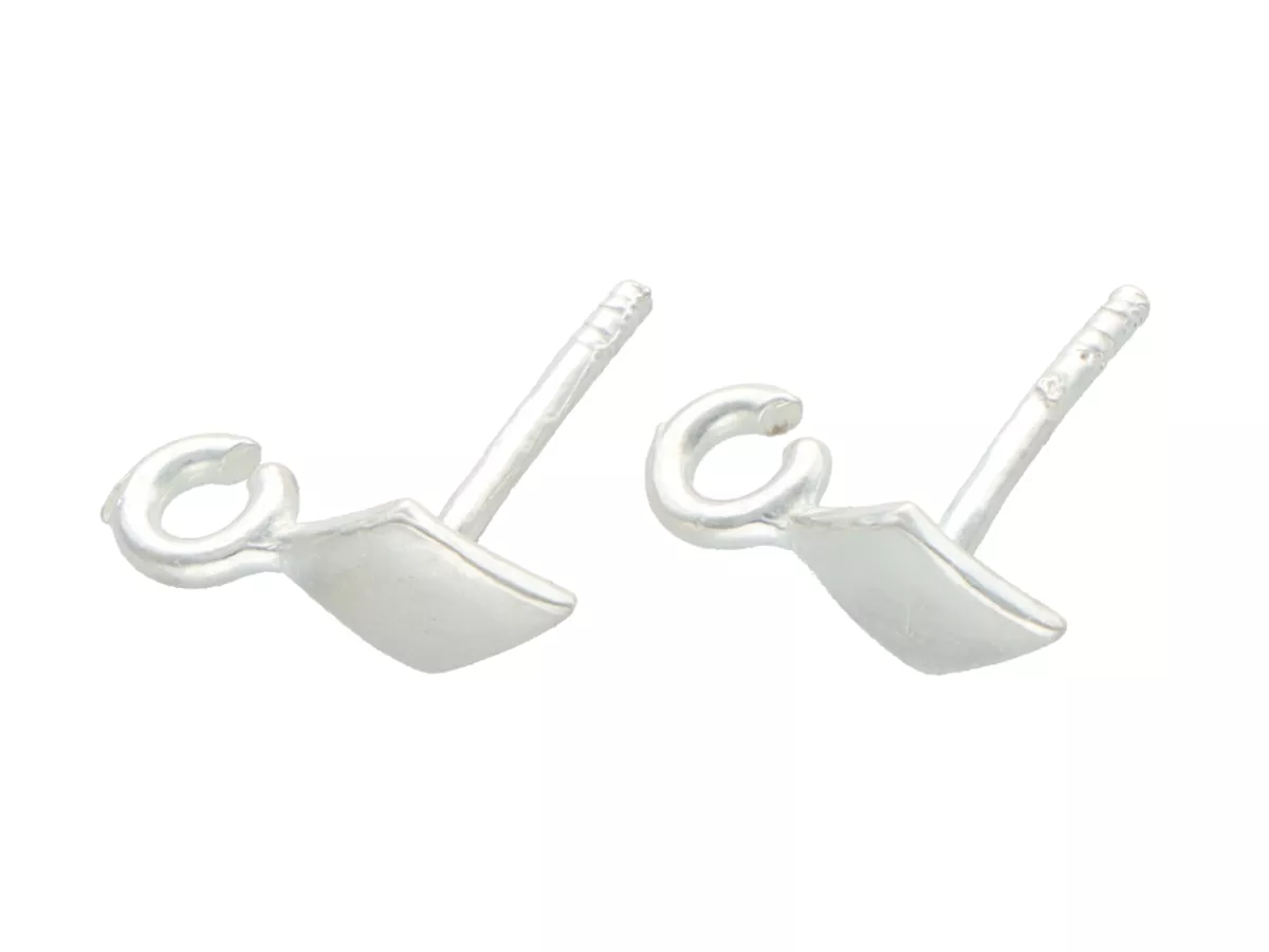 P3J05 SZTYFTY Z PODWIESZKĄ SREBRO 925 - 1 PARA