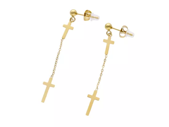 U1K64 KOLCZYKI STAL CHIRURGICZNA 1 PARA