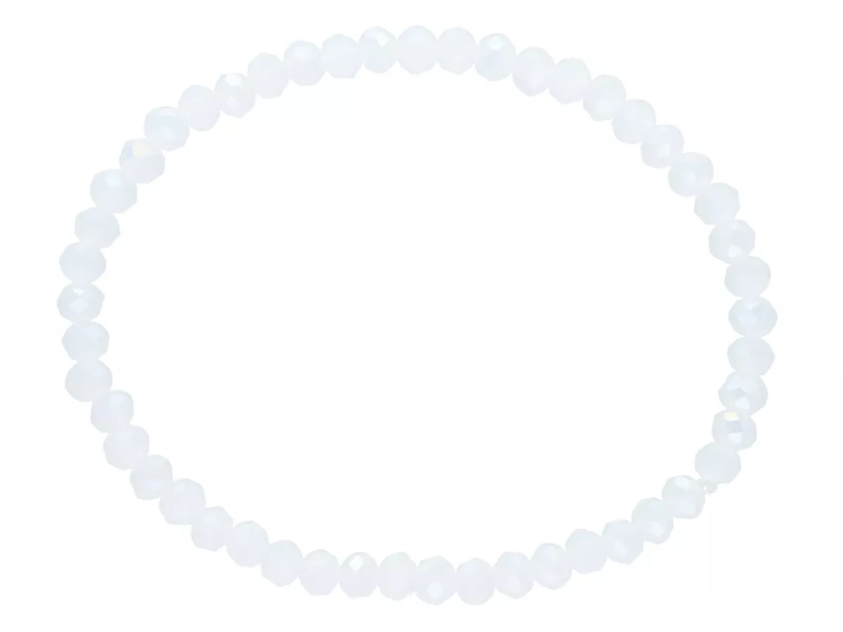 R4F64 BRANSOLETKA KRYSZTAŁKI 4,5 mm NA GUMCE