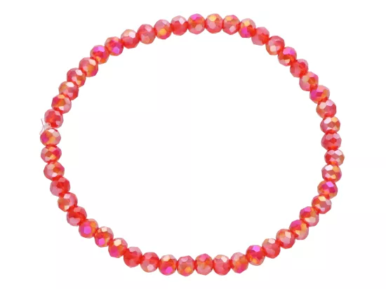 R4F56 BRANSOLETKA KRYSZTAŁKI 4,5 mm NA GUMCE