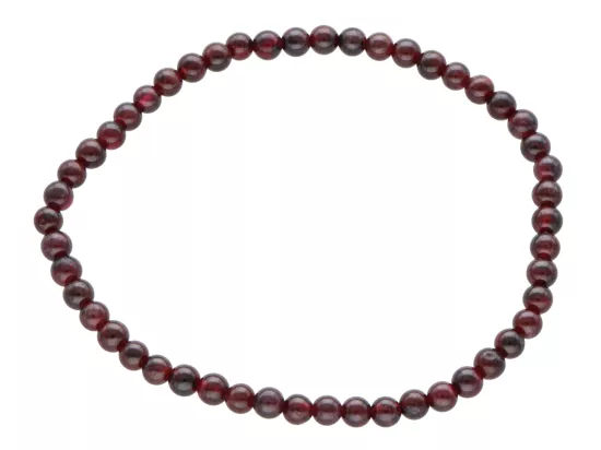 R4D93 BRANSOLETKA GRANAT KULE 4 mm