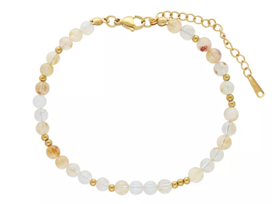 R5C90 BRANSOLETKA CYTRYN I STAL CHIRURGICZNA