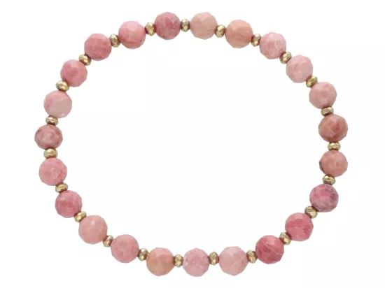 R5B70 BRANSOLETKA RODOCHROZYT I HEMATYT