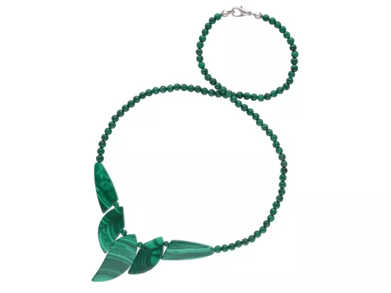 N3N66 NASZYJNIK MALACHIT