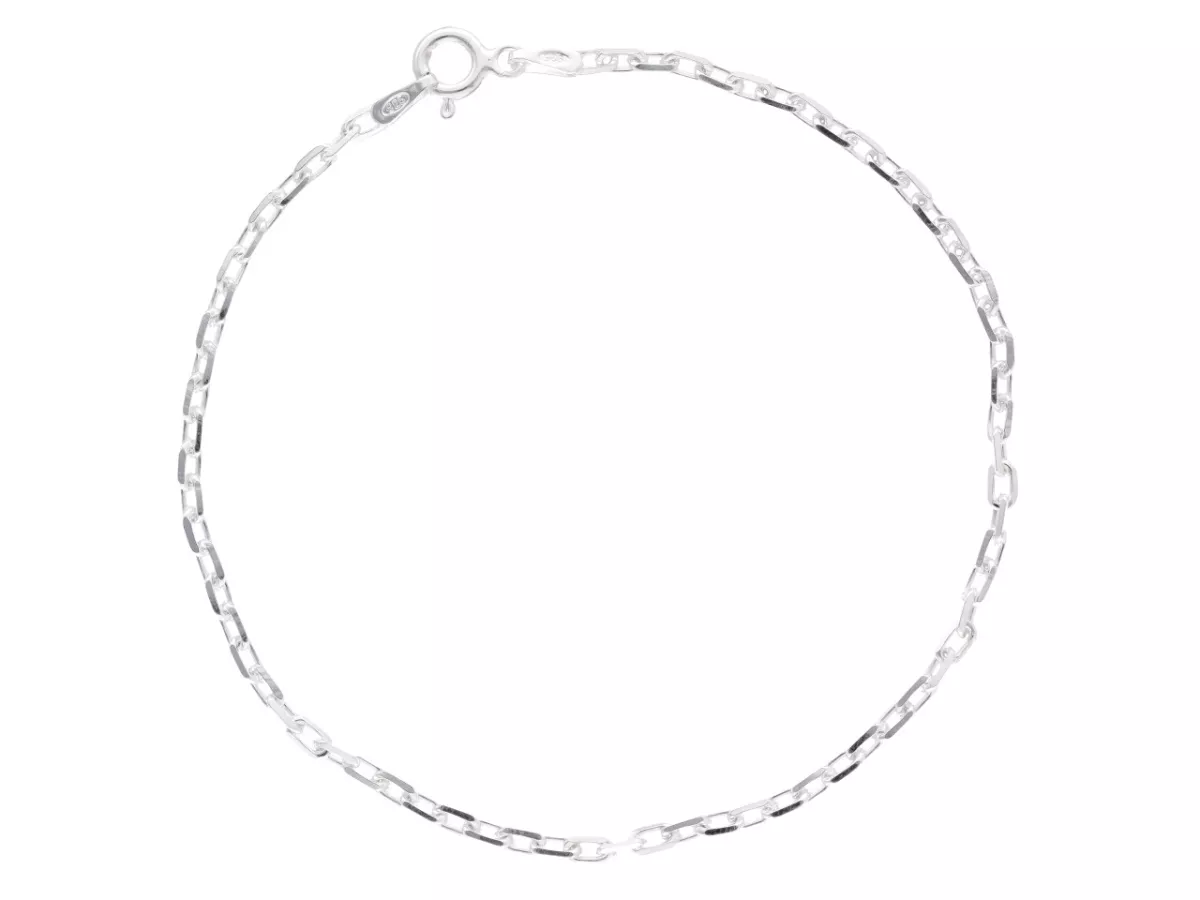 P3K82 BRANSOLETKA ANKIER 19 cm SREBRO 925