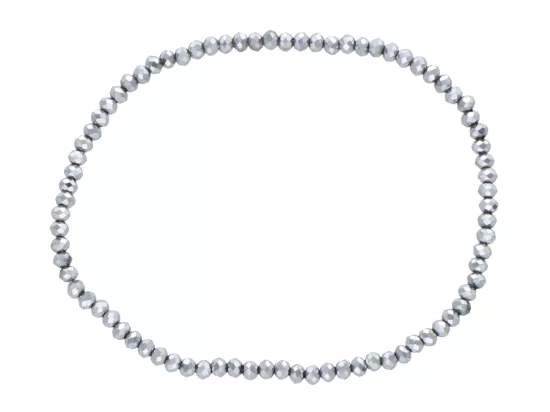 R3C14 BRANSOLETKA KRYSZTAŁKI 2,5 mm NA GUMCE