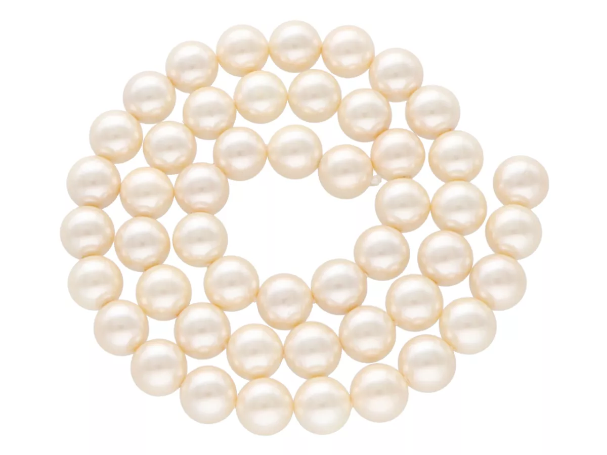 P1F71 PERŁA MAJORKA 8,5 mm - 1 SZNUR