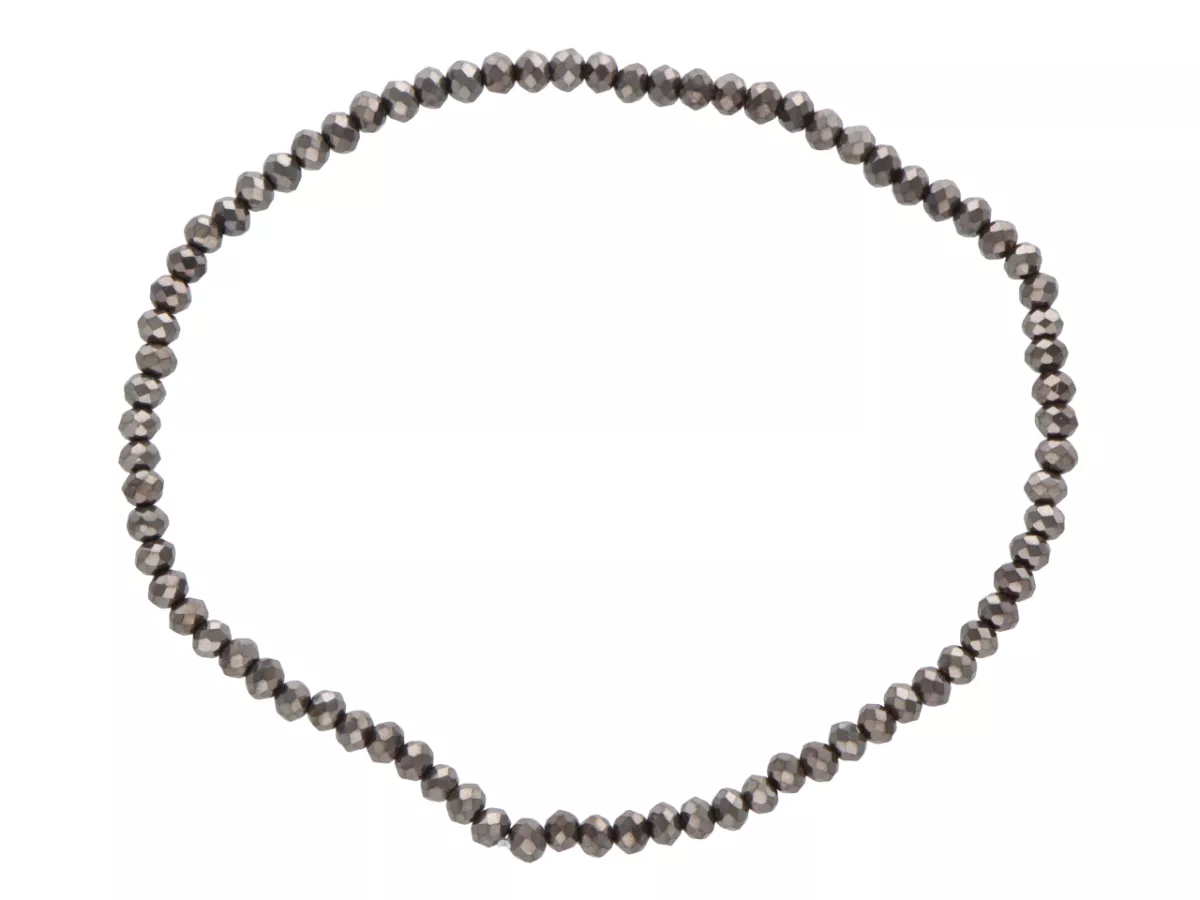 R4B91 BRANSOLETKA KRYSZTAŁKI 2,5 mm NA GUMCE