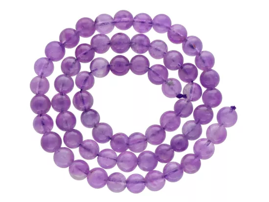 K6D71 AMETYST KULE 6,5 mm - 1 SZNUR