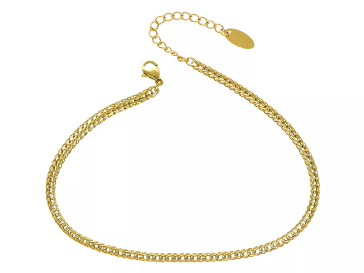 R3Y33 BRANSOLETKA NA NOGĘ ZE STALI CHIRURGICZNEJ