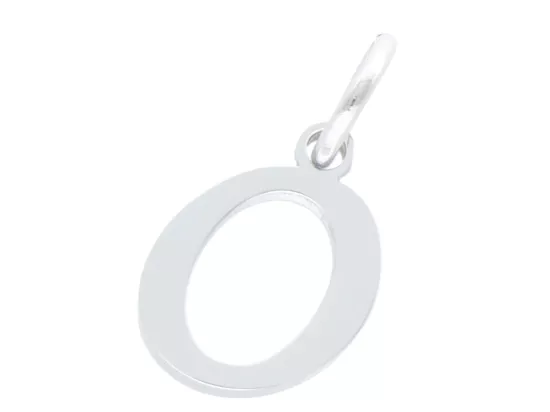 P5T15 ZAWIESZKA OZDOBNA ZE STALI CHIRURGICZNEJ LITERKA "O" - 1 SZTUKA