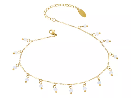 R3W21 BRANSOLETKA NA NOGĘ STAL CHIRURGICZNA