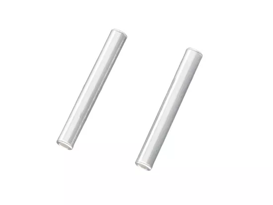 P3H02 RURKI PROSTE 15/2 mm SREBRO 925 - 2 SZTUKI