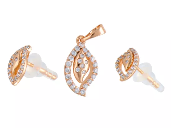 N3F75 KOMPLET BIŻUTERII XUPING - WISIOR I KOLCZYKI