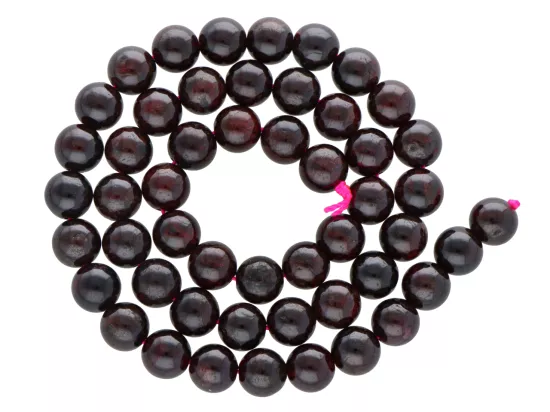 K5N13 GRANAT KULE 8 mm - 1 SZNUR