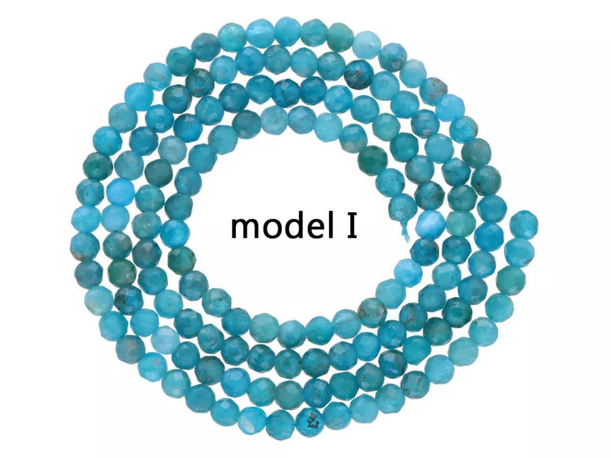 K7D75 APATYT KULE FASETOWANE 3 mm - 1 SZNUR