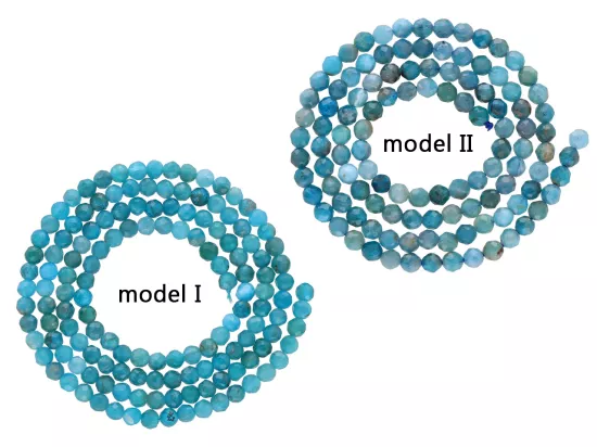 K7D75 APATYT KULE FASETOWANE 3 mm - 1 SZNUR