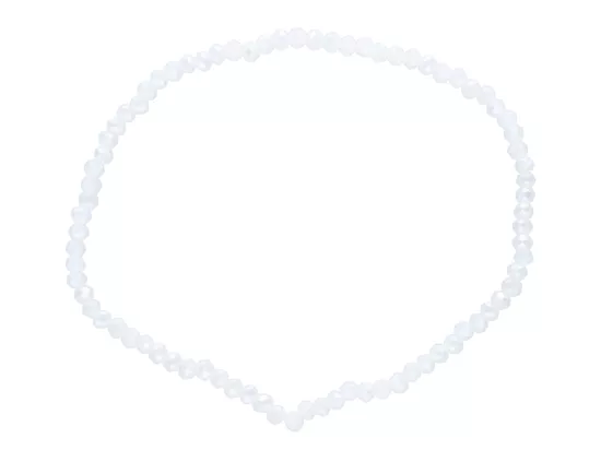 R3U10 BRANSOLETKA KRYSZTAŁKI 2,5 mm NA GUMCE