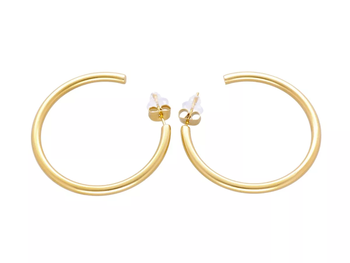 U1P34 KOLCZYKI STAL CHIRURGICZNA 1 PARA