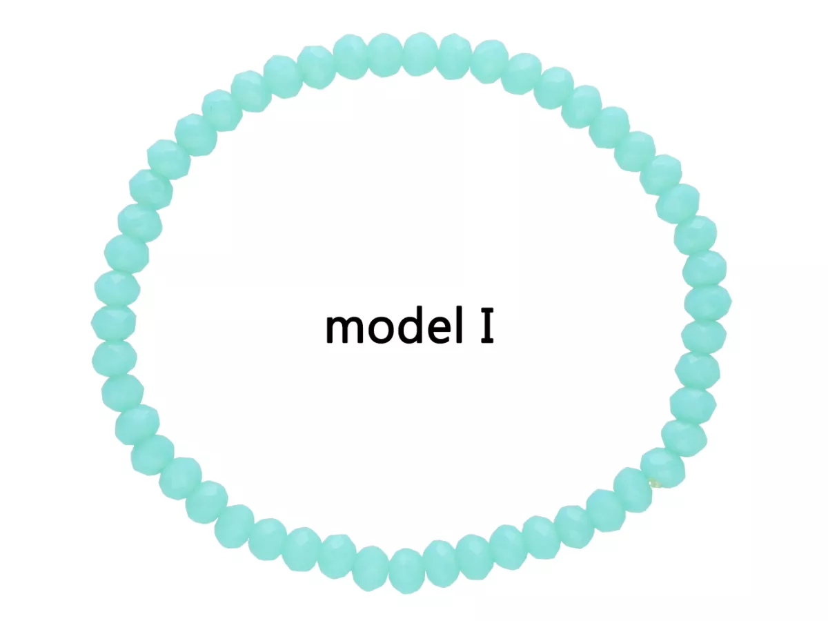 R2P56 BRANSOLETKA KRYSZTAŁKI 4 mm NA GUMCE