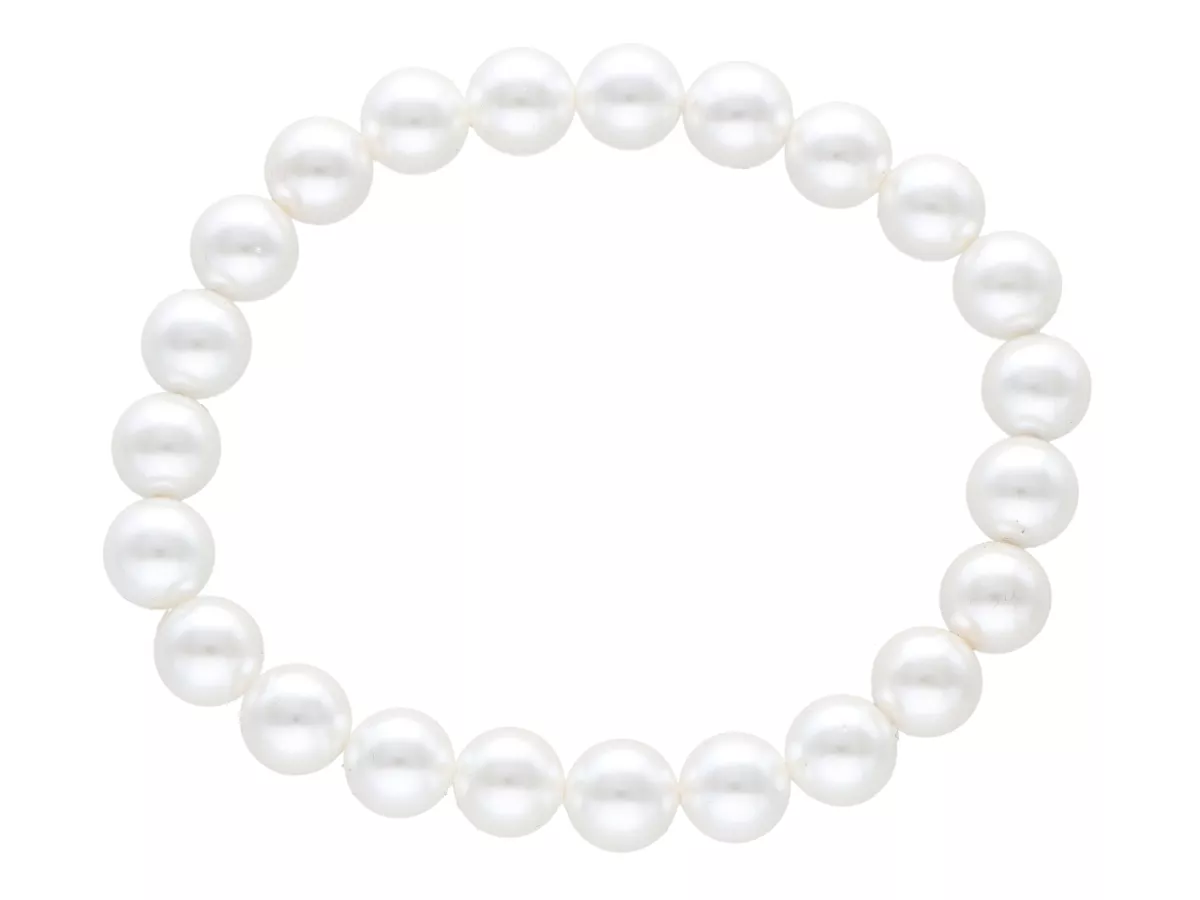 R2R78 BRANSOLETKA PERŁA MAJORKA KULE 8,5 mm