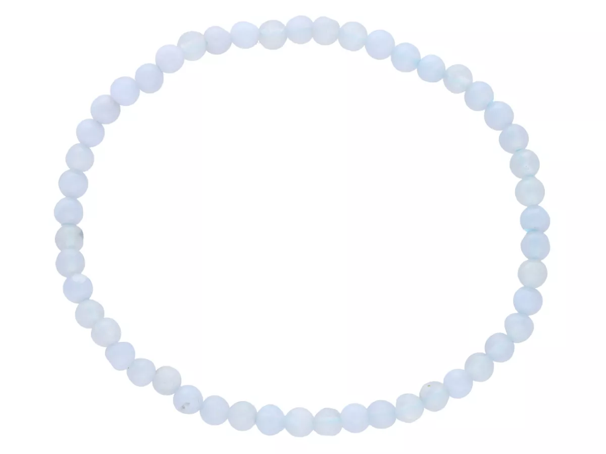 R5A74 BRANSOLETKA CHALCEDON KULE 4 mm