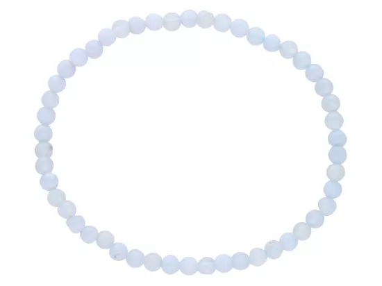 R5A74 BRANSOLETKA CHALCEDON KULE 4 mm