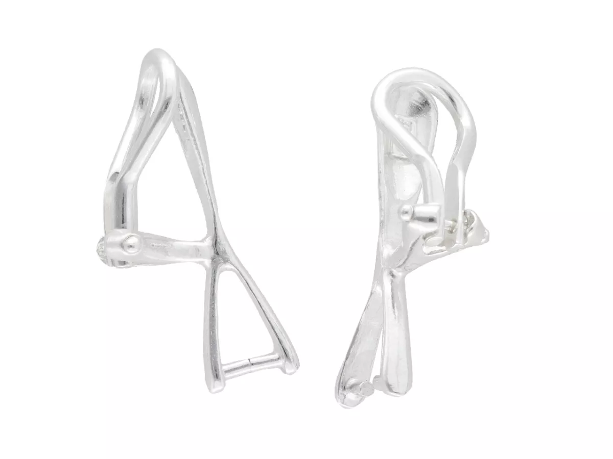 P3J76 BAZA KLIPSÓW SREBRO 925 - 1 PARA