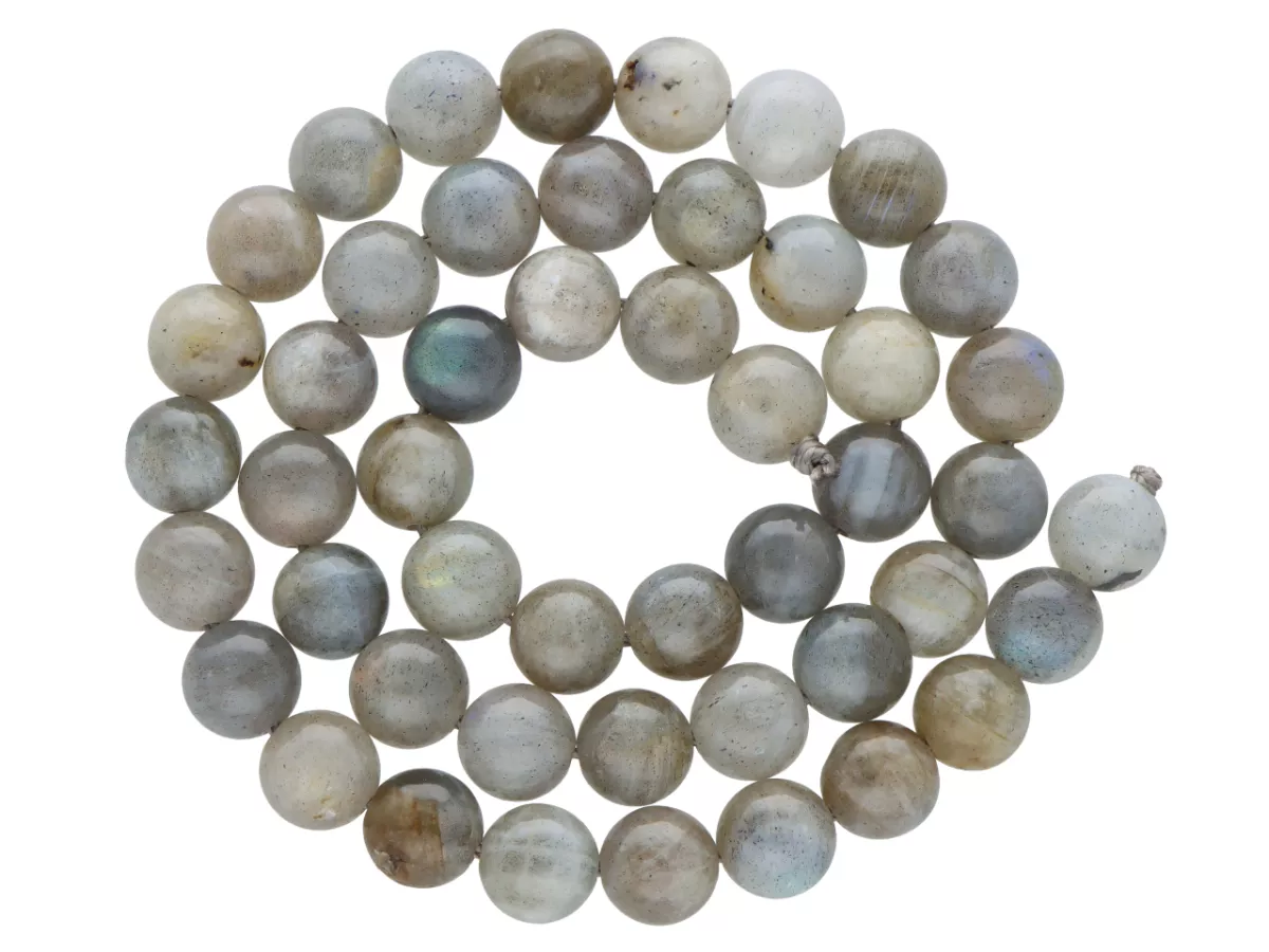 K5N25 LABRADORYT KULE 8 mm - 1 SZNUR