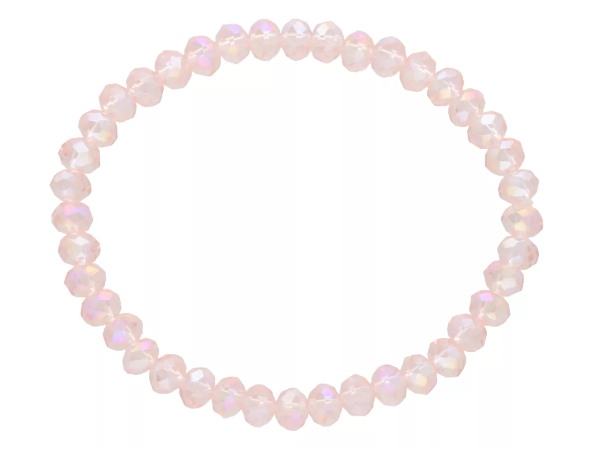 R2P64 BRANSOLETKA KRYSZTAŁKI 6 mm NA GUMCE