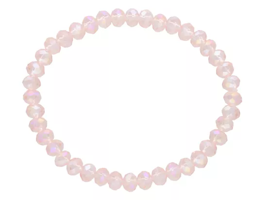 R2P64 BRANSOLETKA KRYSZTAŁKI 6 mm NA GUMCE