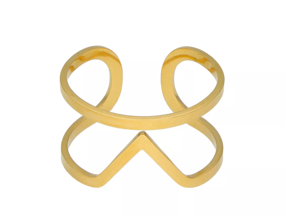 R3J43 PIERŚCIONEK ZE STALI CHIRURGICZNEJ - 1 SZTUKA