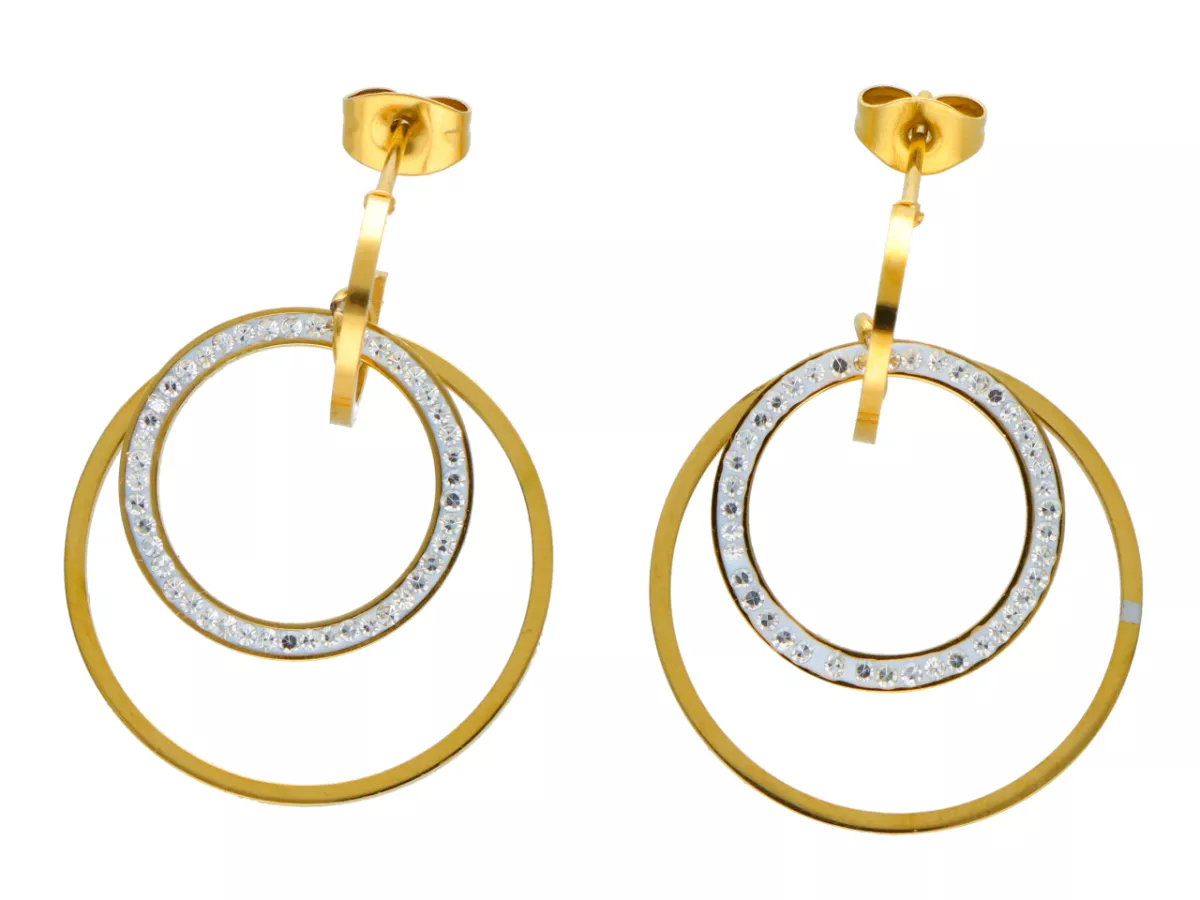 U1T75 KOLCZYKI STAL CHIRURGICZNA 1 PARA