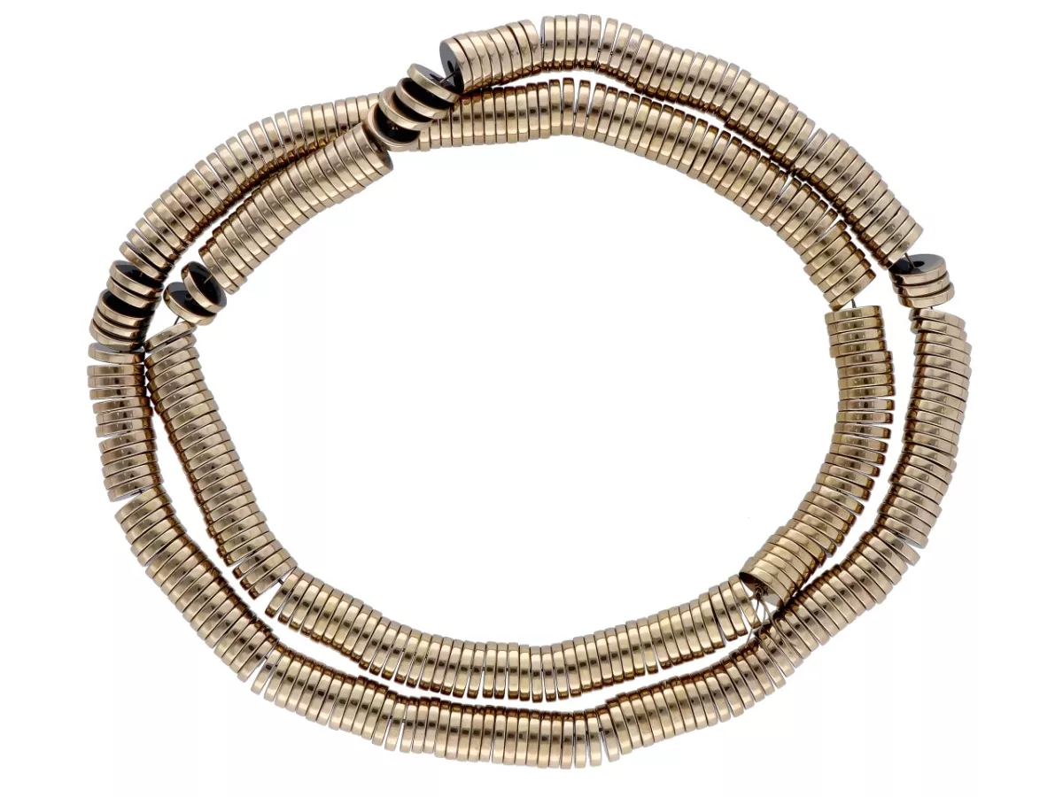 K7M91 HEMATYT TALERZYKI 6 mm - 1 SZNUR