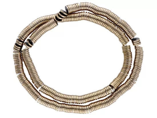 K7M91 HEMATYT TALERZYKI 6 mm - 1 SZNUR