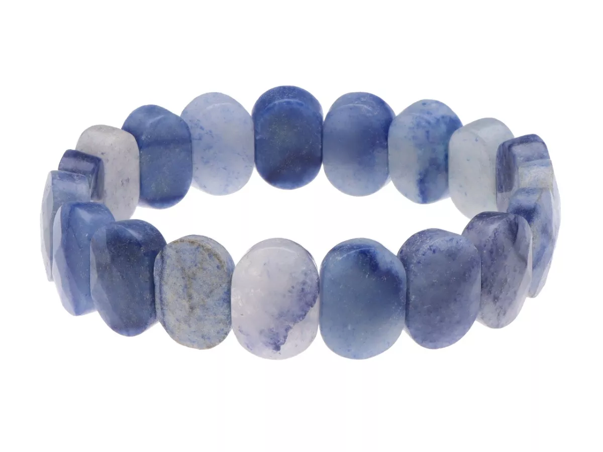 R4K53 BRANSOLETKA AWENTURYN NIEBIESKI