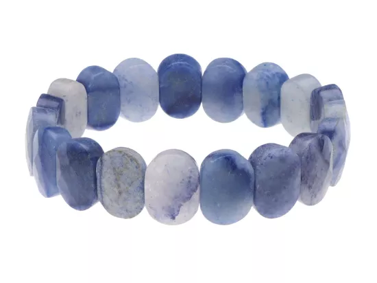 R4K53 BRANSOLETKA AWENTURYN NIEBIESKI