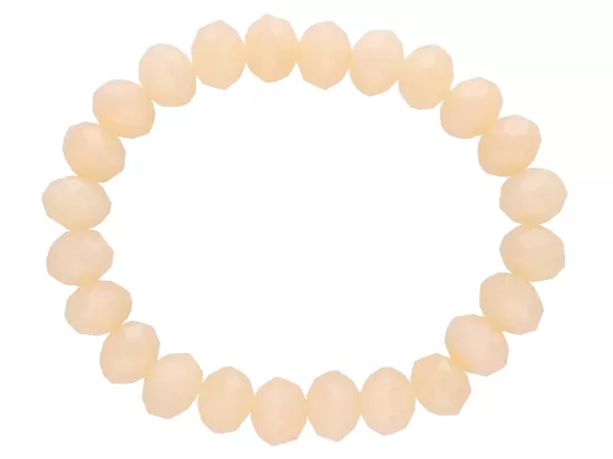 R2B32 BRANSOLETKA KRYSZTAŁKI 10 mm NA GUMCE