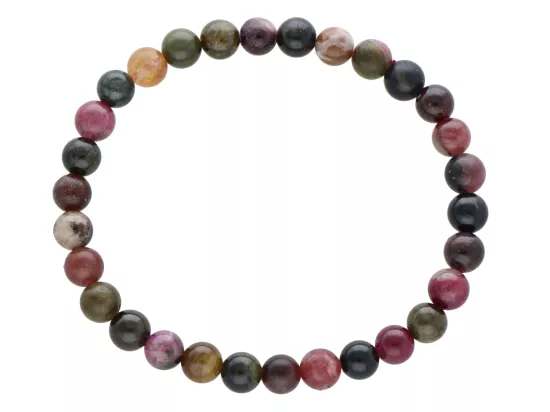 R4B23 BRANSOLETKA TURMALIN KULE 6 mm