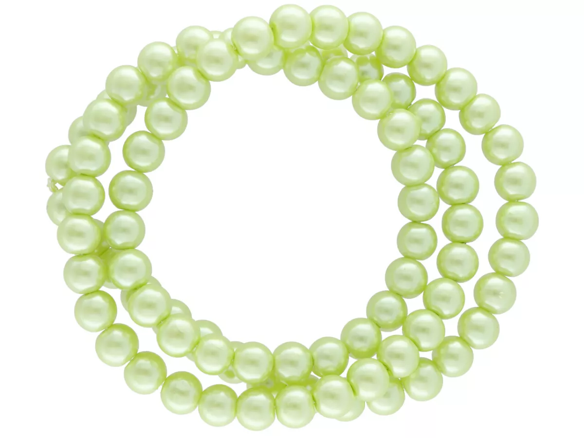 P1F30 PERŁY SZKLANE 10 mm - 1 SZNUR