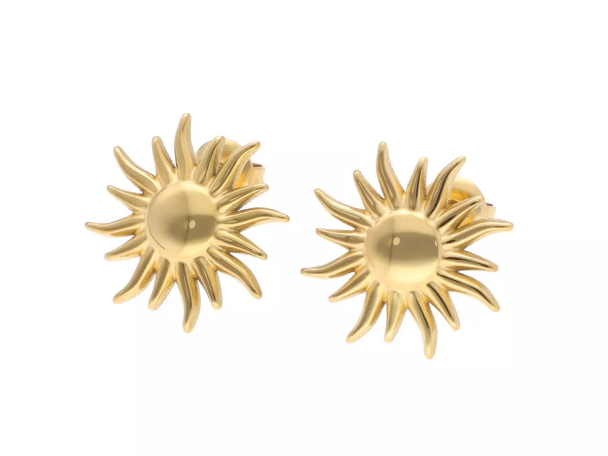 U1Y14 KOLCZYKI STAL CHIRURGICZNA 1 PARA